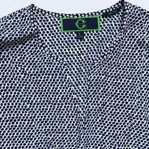 Lightweight Patterned Silk Top